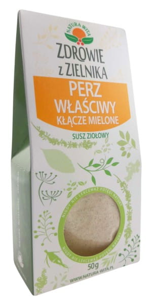 Perz pravý podzemok mletý 50g NATURA WELCOME