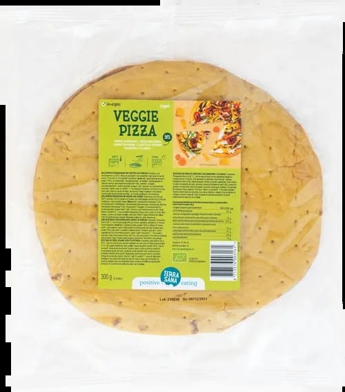 Základ na pizzu s mrkvou a tekvicou BIO (2 x 150 g) 300 g - TERRASANA