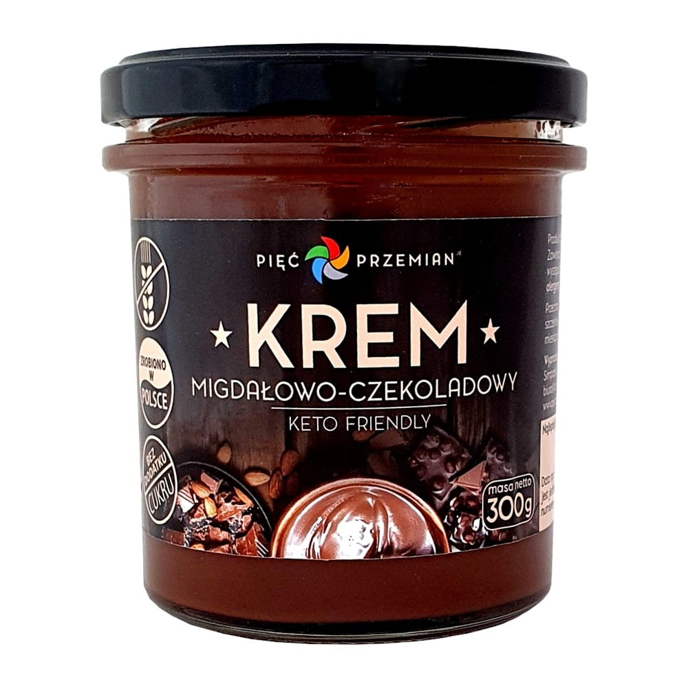 Crème céto aux amandes et au chocolat 300g CINQ CHANGEMENTS