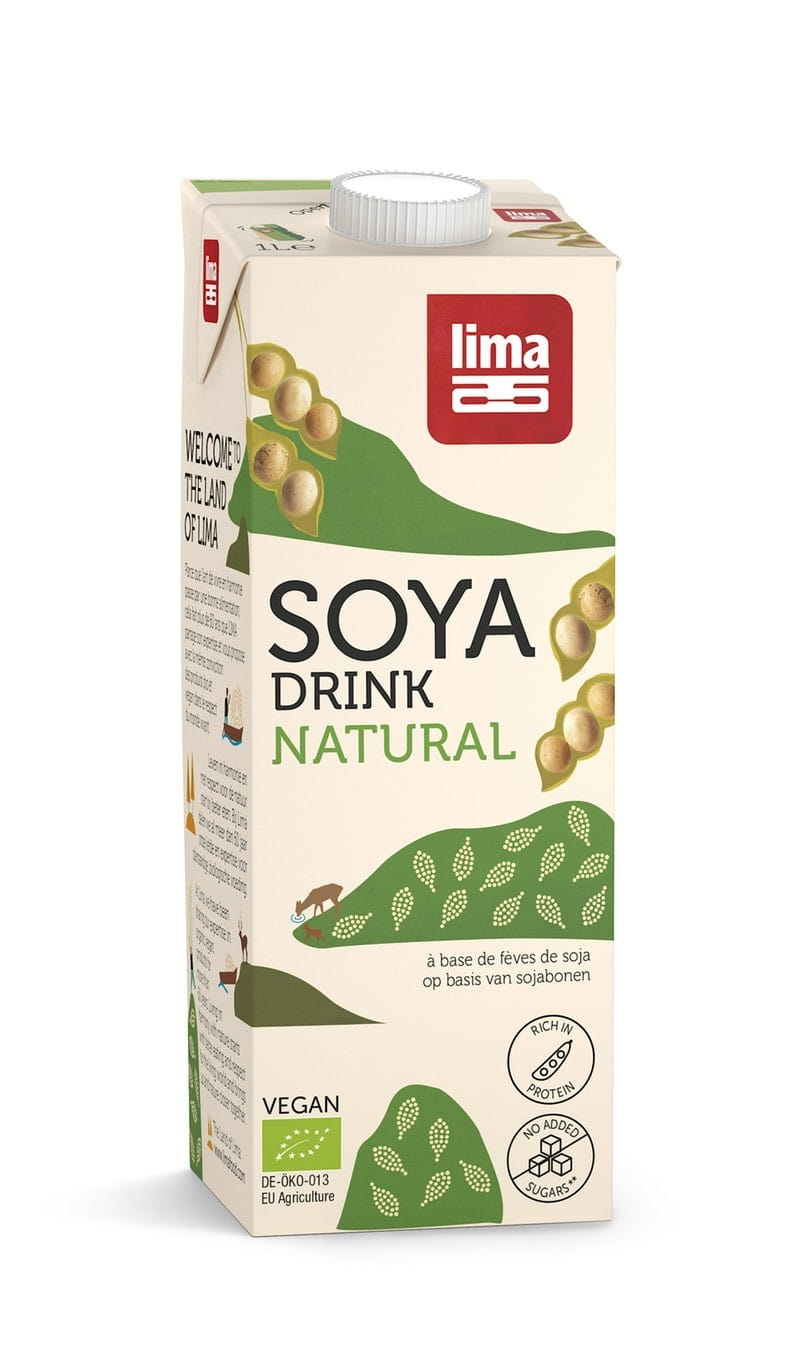 Sale gluten-free soy drink BIO 1000 ml - LIMA