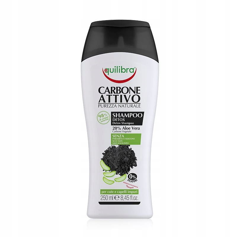 Shampoo with activated carbon 250ml EQUILIBRA