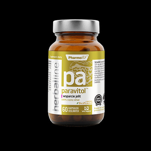 C�psulas para apoyar los intestinos (Paravit) sin gluten 60 piezas (2898 g) - PHARMOVIT HERBALLINE