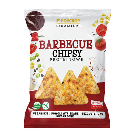 Pirámides de proteína barbacoa 60 g - POPCROP