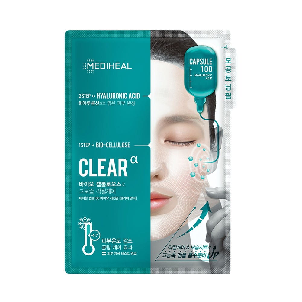 Mascarilla facial de 2 pasos con �cido hialur�nico 23 ml + 4 ml - MEDIHEAL