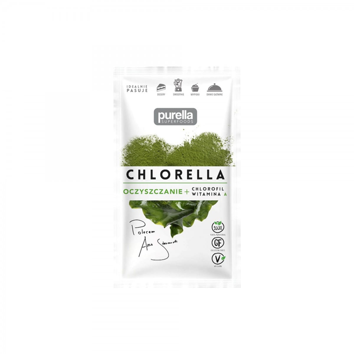 Chlorella Purifying Chlorofyl + Vitamín A 21g PURELLA FOOD