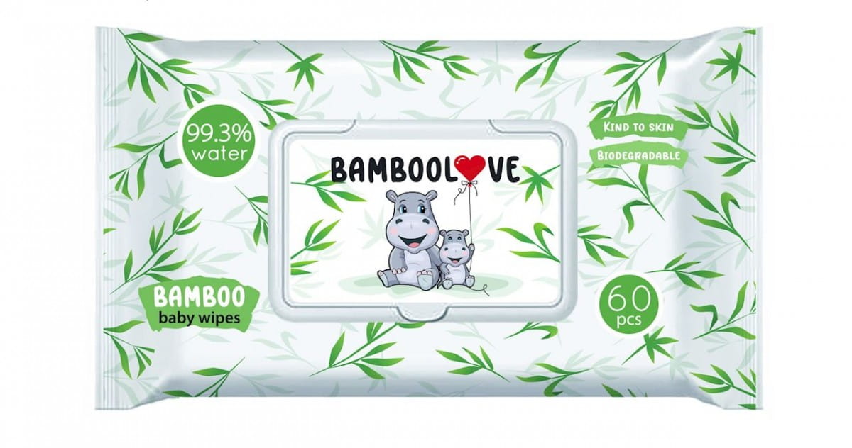 MOISTURIZING BAMBOO TOWELS 60 pieces - BAMBOOLOVE