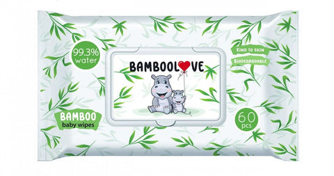 MOISTURIZING BAMBOO TOWELS 60 pieces - BAMBOOLOVE