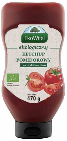 Ketchup with no added sugar ORGANIC 470 g