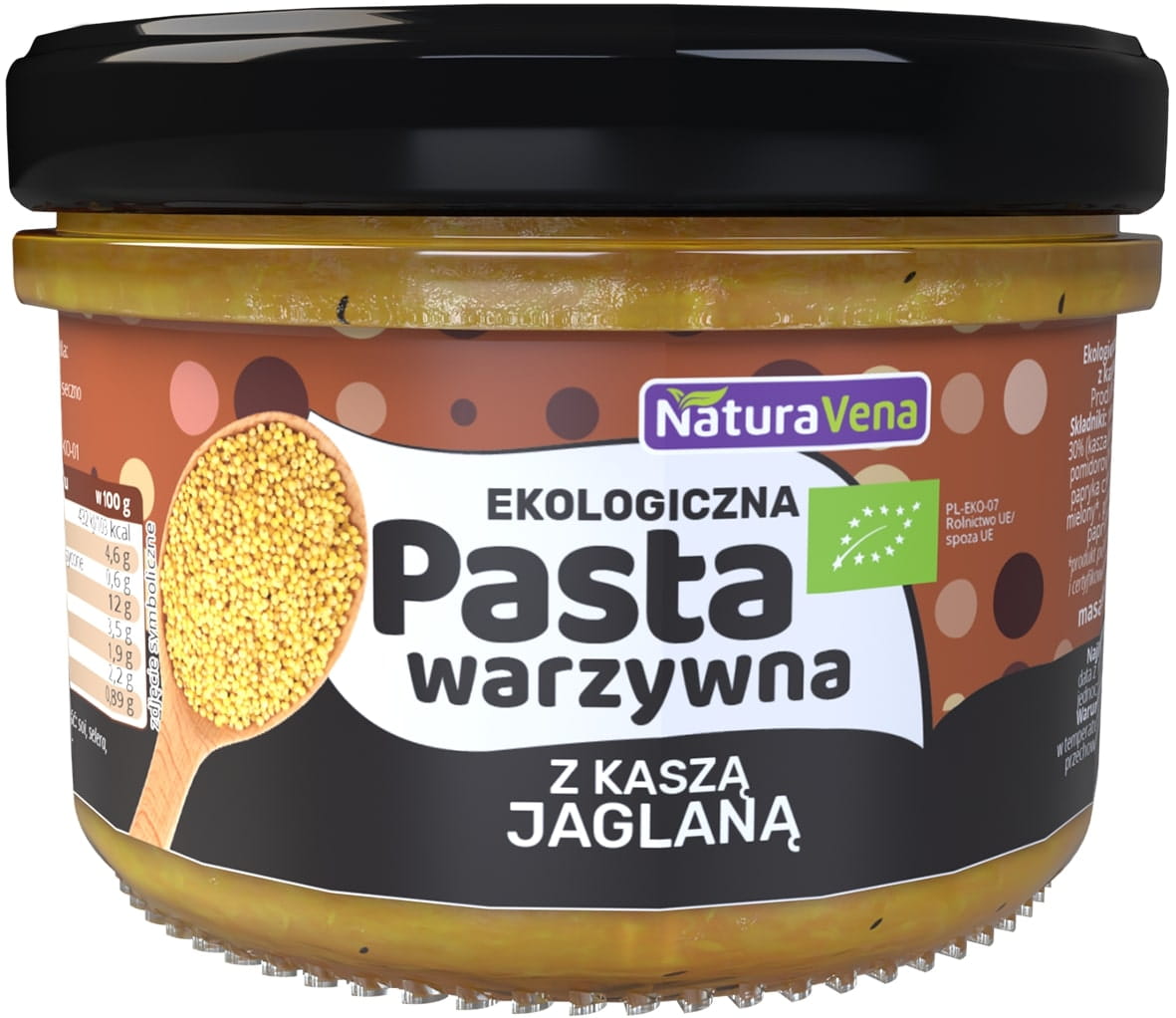 Zeleninová pasta s prosom 185 g Bio NATURAVENA