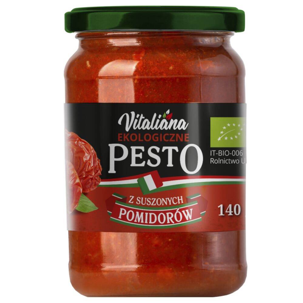 Dried Tomato Pesto Bio 140 g - Vitaliana