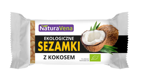 Sesame pods with coconut 27 g Bio NATURAVENA