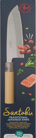 COUTEAU TRADITIONNEL JAPONAIS SANTOKU UNIVERSAL 1 pc (250 g) - TERRASANA