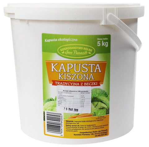 Sauerkraut BIO 5 kg (Eimer) - JAN PANASIK