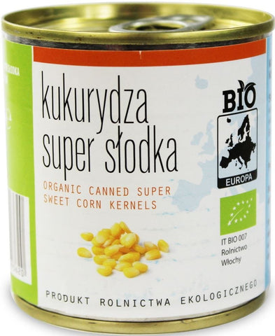 Super süßer Dosenmais BIO 160 g (140 g) - BIO EUROPA