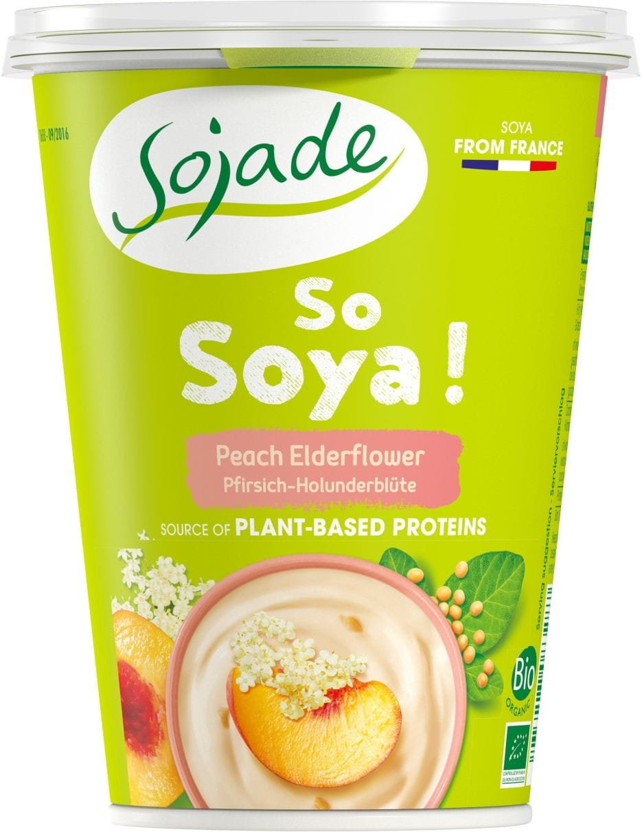 Pfirsich / schwarzes Sojaprodukt ohne BIO 400 g - SOJADE